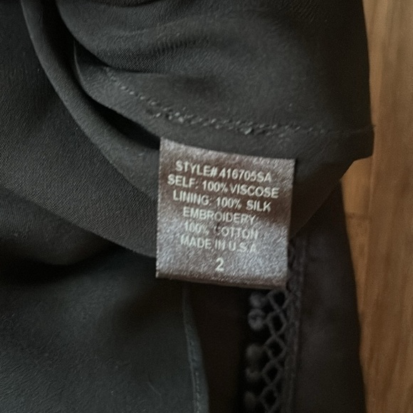 Adam Lippes Black Embroidered Dress - Picture 8 of 11